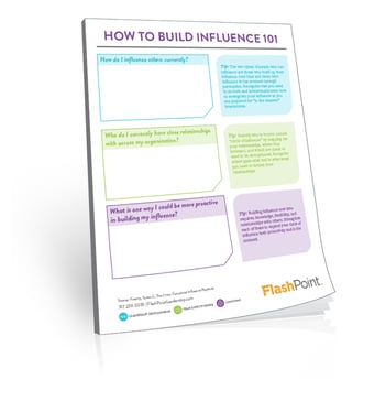 Influence 101 Downloadable Worksheet